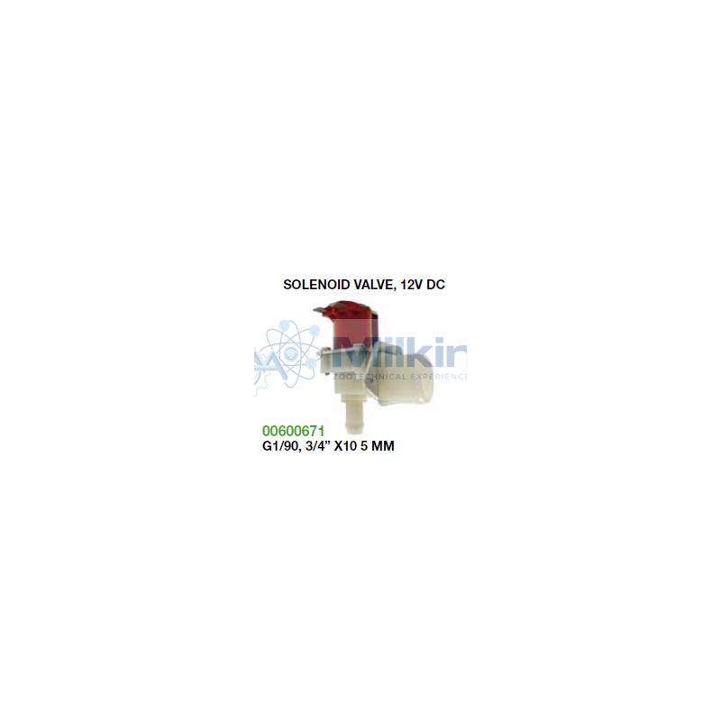 VALVOLA SOLENOIDE, G1/90, 3/4 X10 5 MM, 12V DC