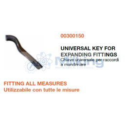 CHIAVE UNIVERSALE PER RACCORDI A MANDRINARE UTILIZZABILE CON T...
