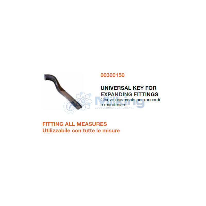 CHIAVE UNIVERSALE PER RACCORDI A MANDRINARE UTILIZZABILE CON T...