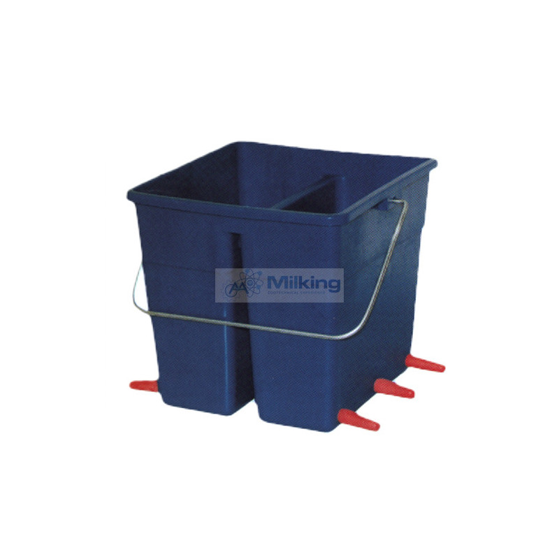 SECCHIO ABBEVERAGGIO AGNELLI 10 LT. CON 6 POPPATOI