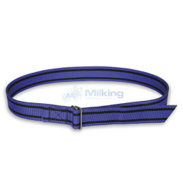 COLLARE CON PASSANTE SEMPLICE 40 MM, BLU/NERO, 1,5 MT