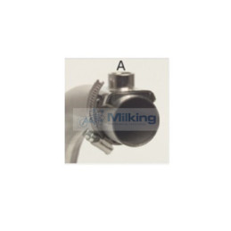 PRESA LATTE INOX DRITTA CON FILETTO 60/80 3/8
