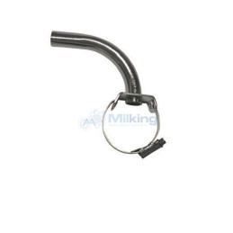 PRESA LATTE INOX TUBO CURVO 90 +FASCETTA 14X16 31 53