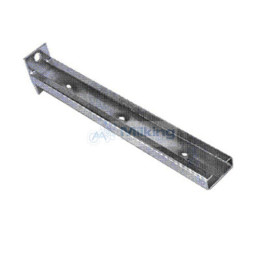 SUPPORTO INOX A MURO ORIZZONTALE PER TUBAZIONI LUNGH. 300 MM