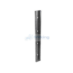 SUPPORTO INOX A MURO VETICALE PER TUBAZIONI LUNGH. 600 MM