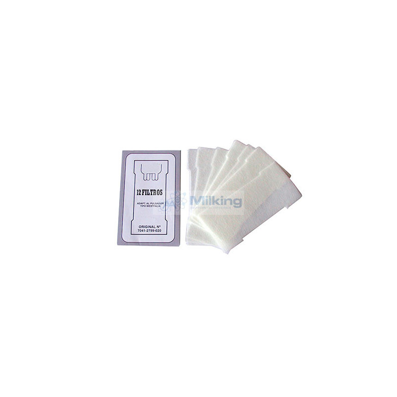 FILTRO ADATTABILE AL PULS. WESTFALIA CONF. 12 PCS