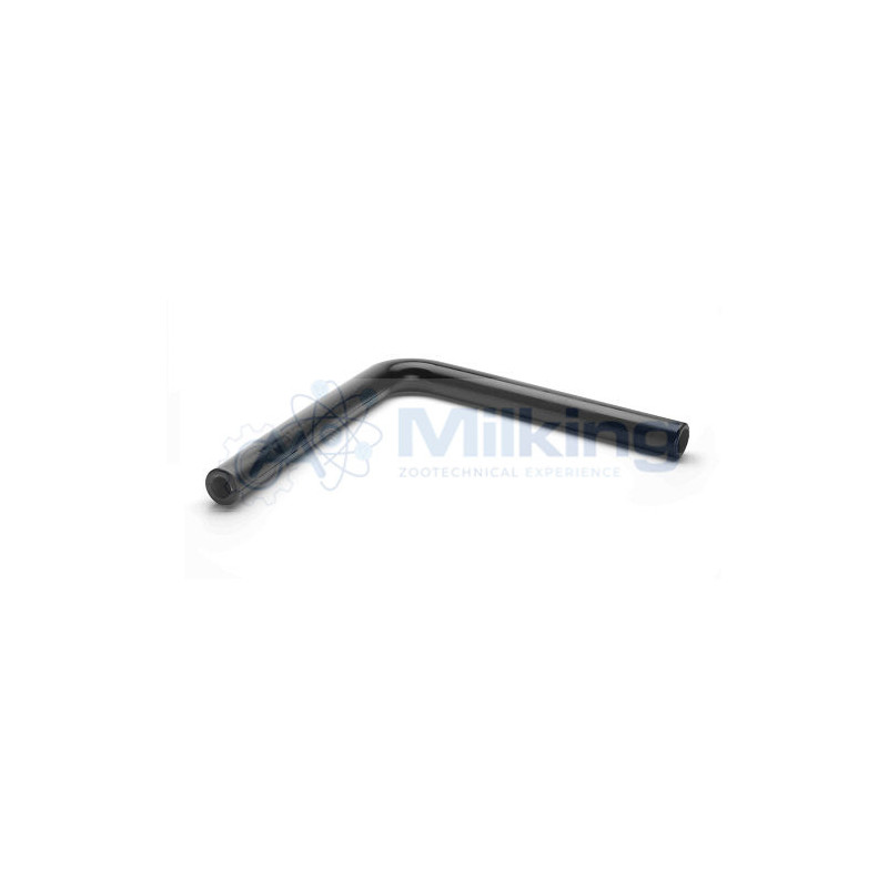 TUBO 90 gradi BLU IN SILICONE 19,5X23,5
