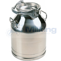 BIDONE INOX CON CHIUSURA A LEVA, LT. 30