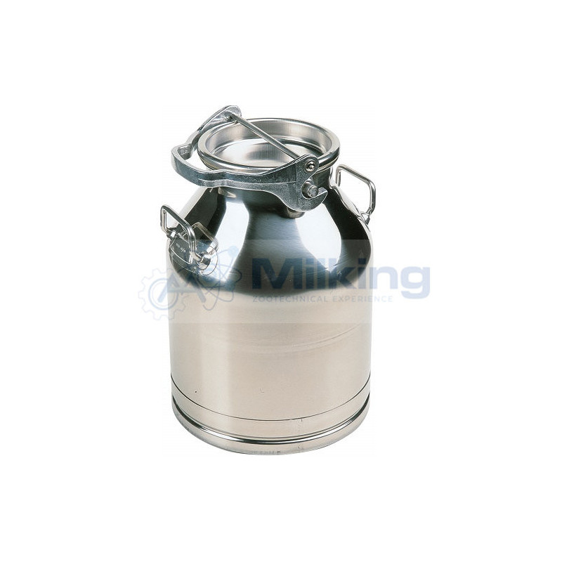 BIDONE INOX CON CHIUSURA A LEVA, LT. 40