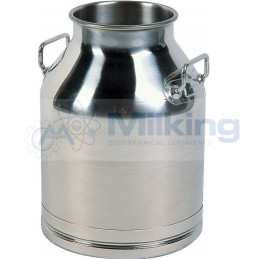 BIDONE INOX CON COPERCHIO A PRESSIONE IN ACCIAIO INOX, LT. 30