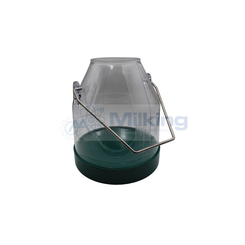 SECCHIO TRASPARENTE LT. 30 MANICO DL FONDO VERDE