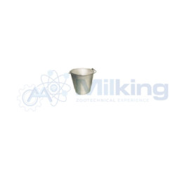 SECCHIA CONICA GRADUATA ALLUMINIO LT. 10
