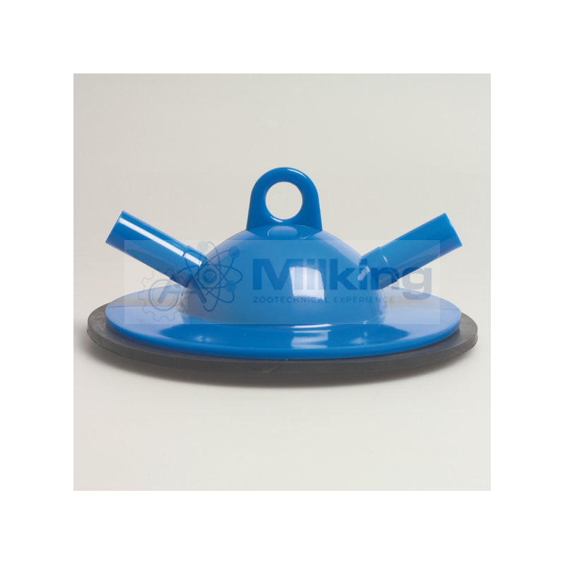 COPERCHIO DI CONTROLLO PLASTICA 2 USCITE 16X20 BLU