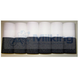 SET SPUGNETTE RINFORZATE 50 TIPO WESTFALIA 6 BIANCHE E 6 NERE...