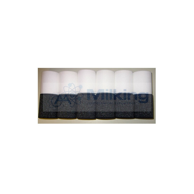 SET SPUGNETTE RINFORZATE 50 TIPO WESTFALIA 6 BIANCHE E 6 NERE...