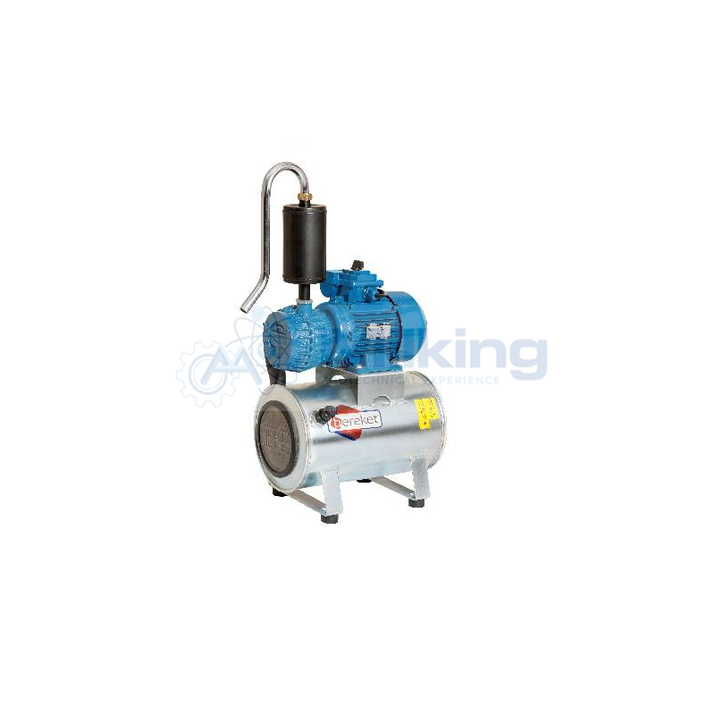 POMPA VUOTO A SECCO CON SERBATOIO 230 LT/MIN