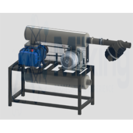 POMPA A LOBI G.P.V. 3300 SU MENSOLA CON SIL. 4200 L/MIN