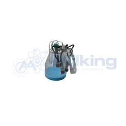 SECCHIO MUNGITORE TRASPARENTE DA LT. 25 CON COPERCHIO INOX
