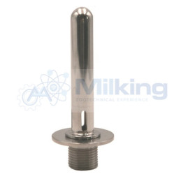 CANDELETTA E SPRUAZZATORE TIPO DELAVAL IN ACCIAIO INOX