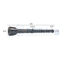 GUAINA ADATT. DELAVAL 999007-03 / 999009-01 JD-1270