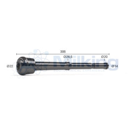 GUAINA SILICONE ADATT. DELAVAL 999008-01/964009 JD-309-SI