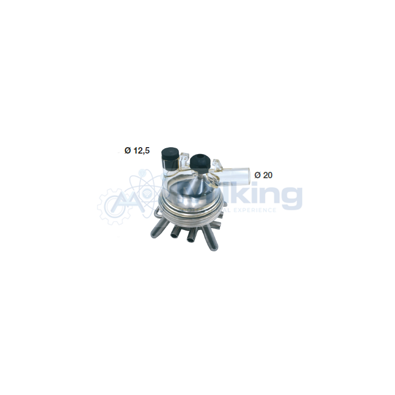 COLLETTORE INOX TIPO ALFA LAVAL 180CC